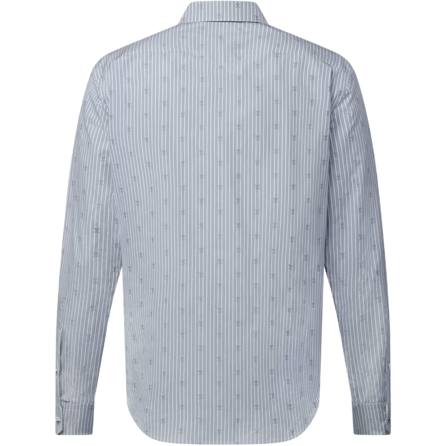 LOUIS VUITTON Cotton Logo Shirt with Pointed Collar 1AIHRR 圖 3