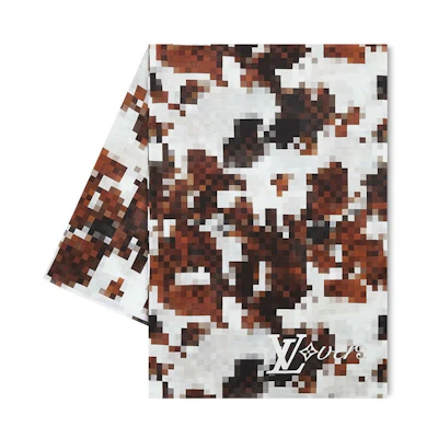 Louis Vuitton Cowmooflage Stole Brown