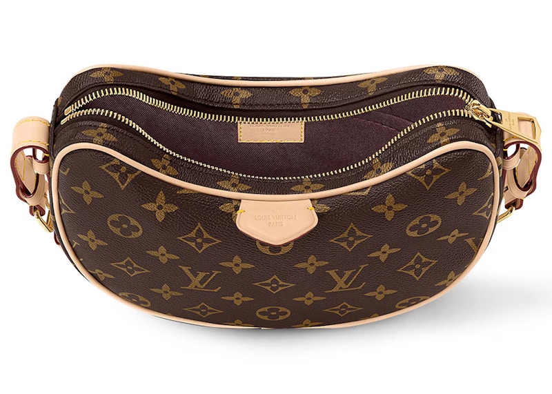 Lookbook 루이비통 크루아상 MM 모노그램 (브라운) 
