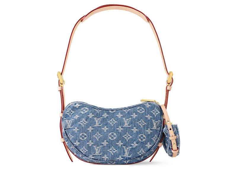 Louis Vuitton Croissant MM Monogram Denim Blue 圖 2