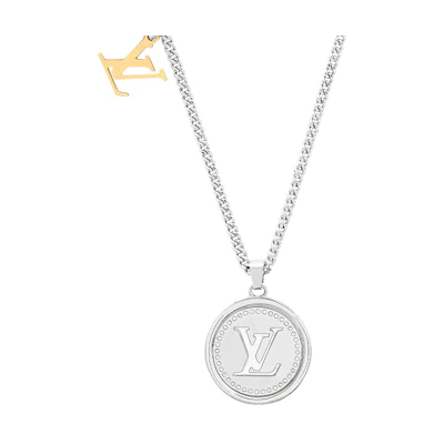 LOUIS VUITTON Crystal Necklace for Men M80184