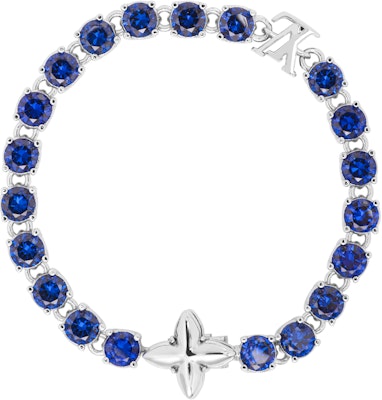 ルイヴィトン クリスタルシリーズ LVジルコニア レターブレスレット メンズ用 M1062M Order ルイヴィトン クリスタルシリーズ LVジルコニア レターブレスレット メンズ用 M1062M