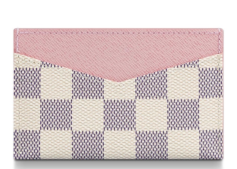 Louis Vuitton Daily Card Holder Damier Azur Rose Ballerine 圖 2