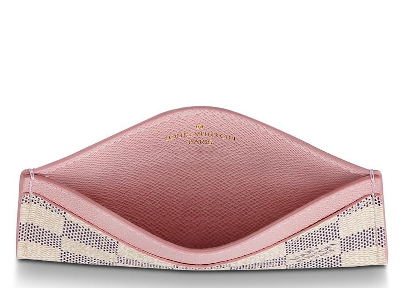 Louis Vuitton Daily Card Holder Damier Azur Rose Ballerine 圖 3
