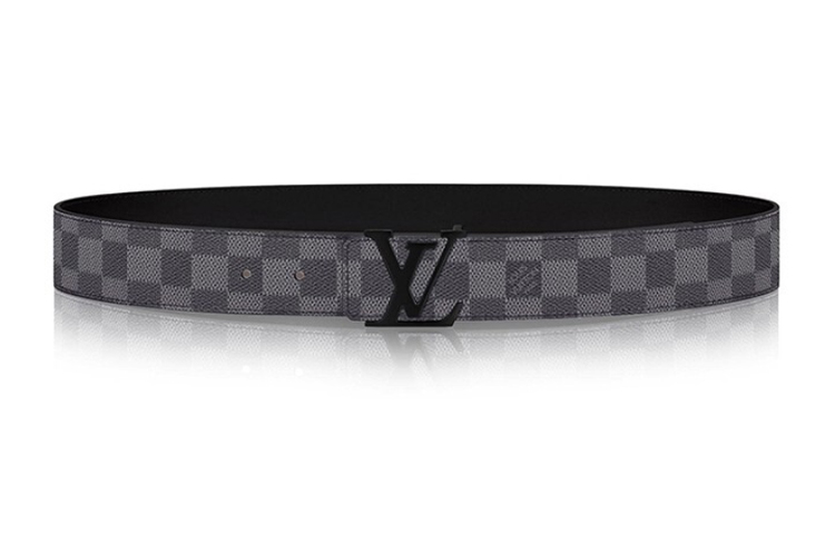 Louis Vuitton Damier Canvas Belt Unisex Couple Design Waist Belt M9808