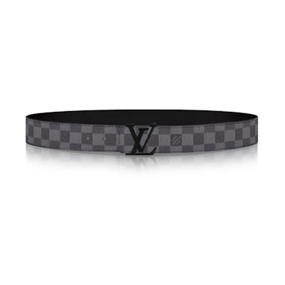 Louis Vuitton Damier Canvas Belt Unisex Couple Design Waist Belt M9808
