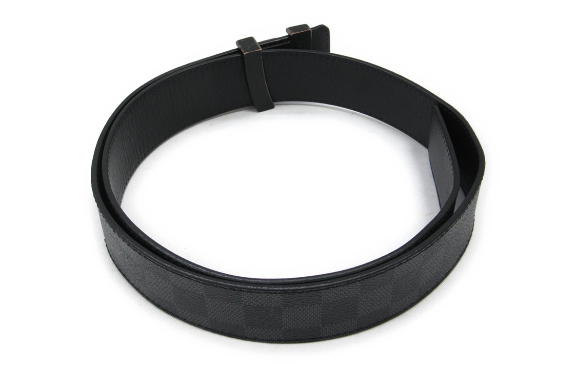 Shop ルイ・ヴィトン ダミエキャンバスベルト ユニセックス カップルデザイン ウエストベルト M9808