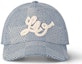 Buy Louis Vuitton Damier Denim 3D Cap Blue Deim
