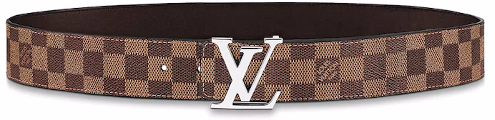 Cinturón Unisex Louis Vuitton Damier Cuero Marrón Ancho 4cm M0212 Buy Cinturón Unisex Louis Vuitton Damier Cuero Marrón Ancho 4cm M0212