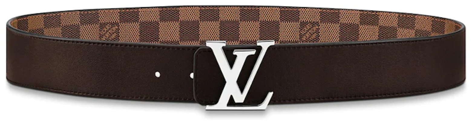 Cinturón Unisex Louis Vuitton Damier Cuero Marrón Ancho 4cm M0212 Lookbook Cinturón Unisex Louis Vuitton Damier Cuero Marrón Ancho 4cm M0212