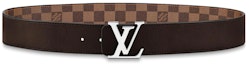 Lookbook Cinturón Unisex Louis Vuitton Damier Cuero Marrón Ancho 4cm M0212