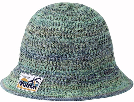 Louis Vuitton Damier Palm Tree Crochet Hat Green Order Louis Vuitton Damier Palm Tree Crochet Hat Green