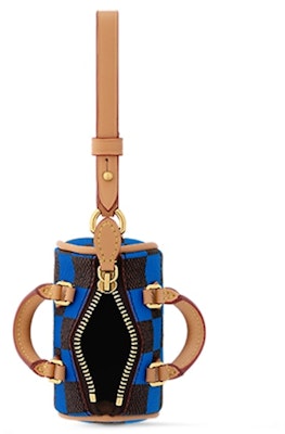 Louis Vuitton Damier Pop Mini Speedy Bag Charm Blue Lookbook Louis Vuitton Damier Pop Mini Speedy Bag Charm Blue
