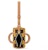 Louis Vuitton Damier Pop Mini Speedy Bag Charm Yellow