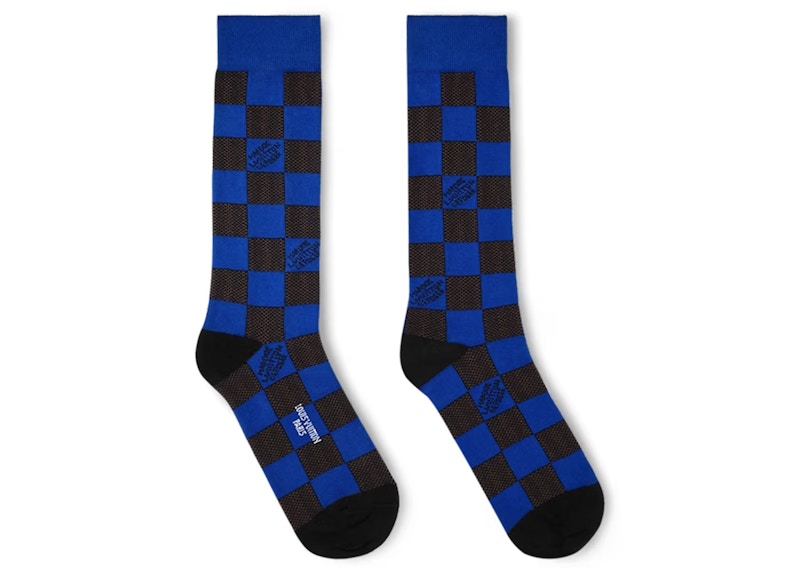 Louis Vuitton Damier Pop Socks Blue