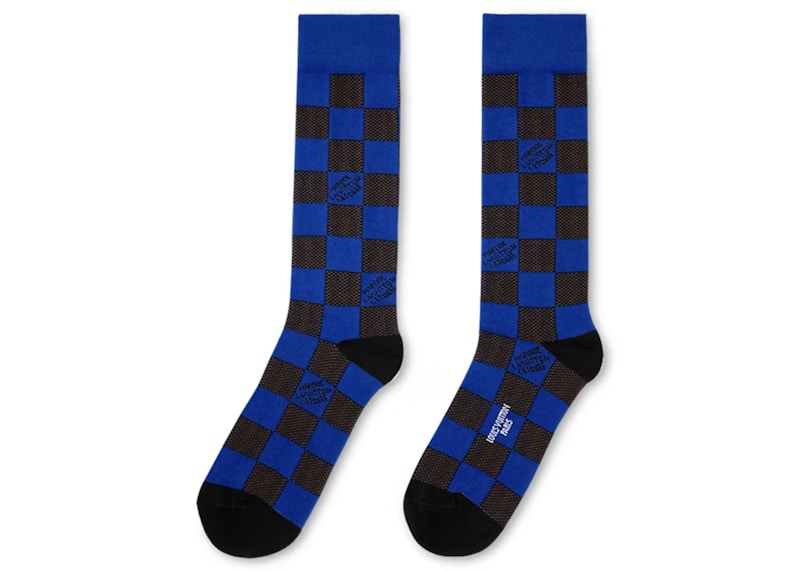 Order Calcetines Louis Vuitton Damier Pop Azul
