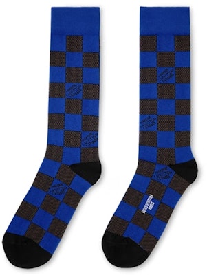 Louis Vuitton Damier Pop Socks Blue Order Louis Vuitton Damier Pop Socks Blue