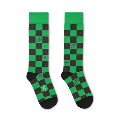 Louis Vuitton Damier Pop Socks Green