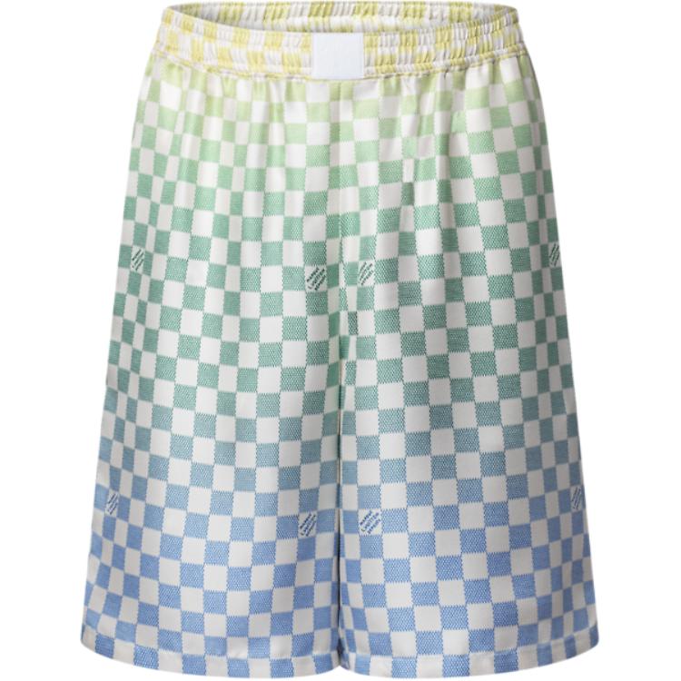 LOUIS VUITTON Damier SS25  Gradient Silk Drawstring Shorts Multicolor. 1AGTN9 圖 2