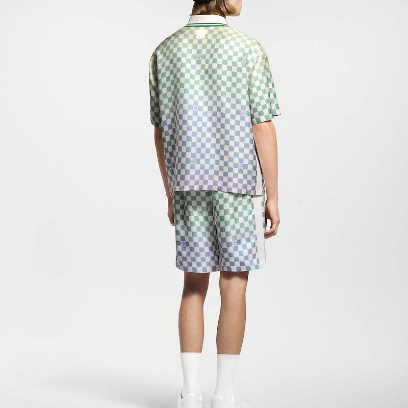 LOUIS VUITTON Damier SS25  Gradient Silk Drawstring Shorts Multicolor. 1AGTN9 圖 5