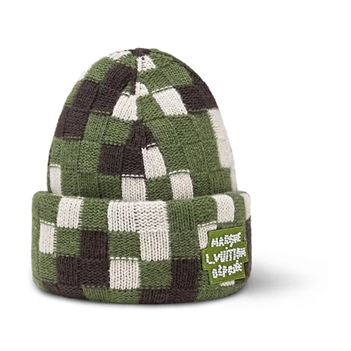 Beli Louis Vuitton Damoflage Beanie Green Damoflage Damier Novelship