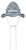 Louis Vuitton Dandy Bucket Hat Denim Blue