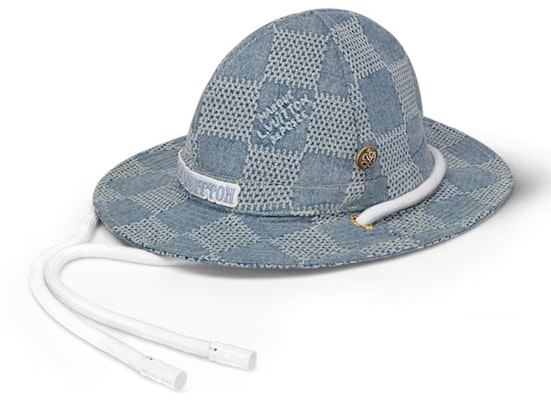 Louis Vuitton Dandy Bucket Hat Denim Blue Lookbook Louis Vuitton Dandy Bucket Hat Denim Blue