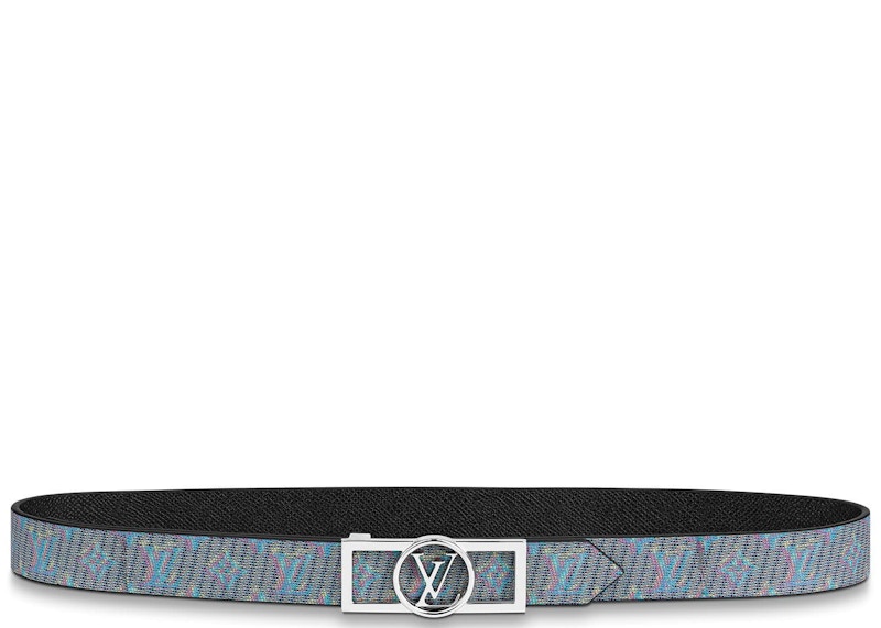 Louis Vuitton Dauphine Reversible Belt Monogram LV Pop 25MM Blue/Navy