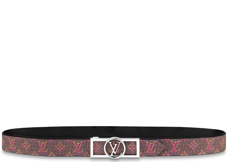 Louis Vuitton Dauphine Reversible Belt Monogram LV Pop 25MM Pink/Black