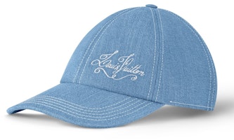 Louis Vuitton Denim Cap Blue Louis Vuitton Denim Cap Blue
