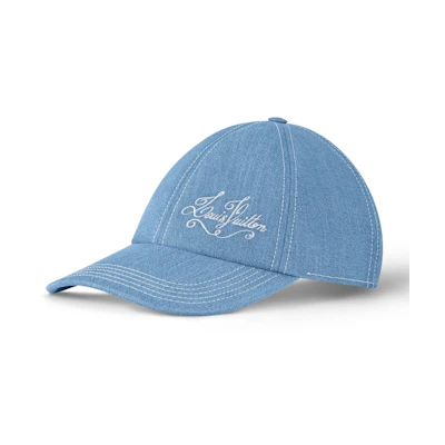 Louis Vuitton Denim Cap Blue