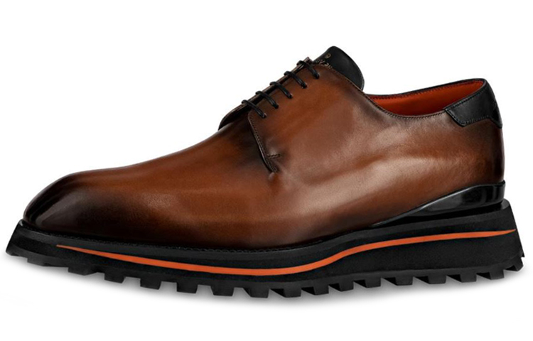 Louis Vuitton Derby Goncourt Shoes 'Cognac' 1A5Y5B