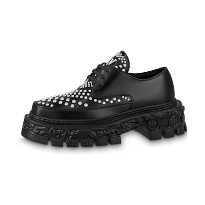 LV Derby LV Baroque Shoes 'Black'