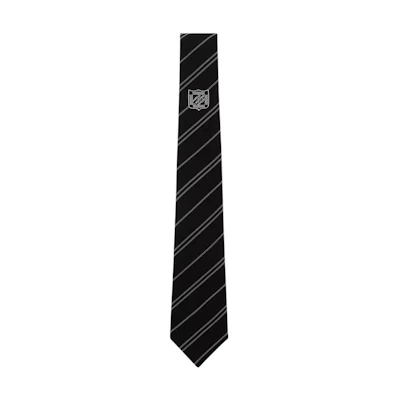 LOUIS VUITTON Diagonal Striped Silk Tie Menswear Black M96409
