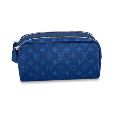 Louis Vuitton Dopp Kit Toilet Pouch Cobalt Blue