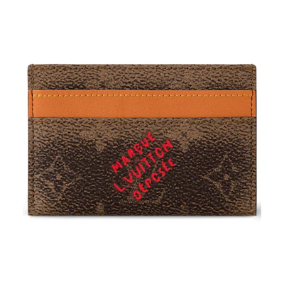 Louis Vuitton Double Card Holder Monogram Dust