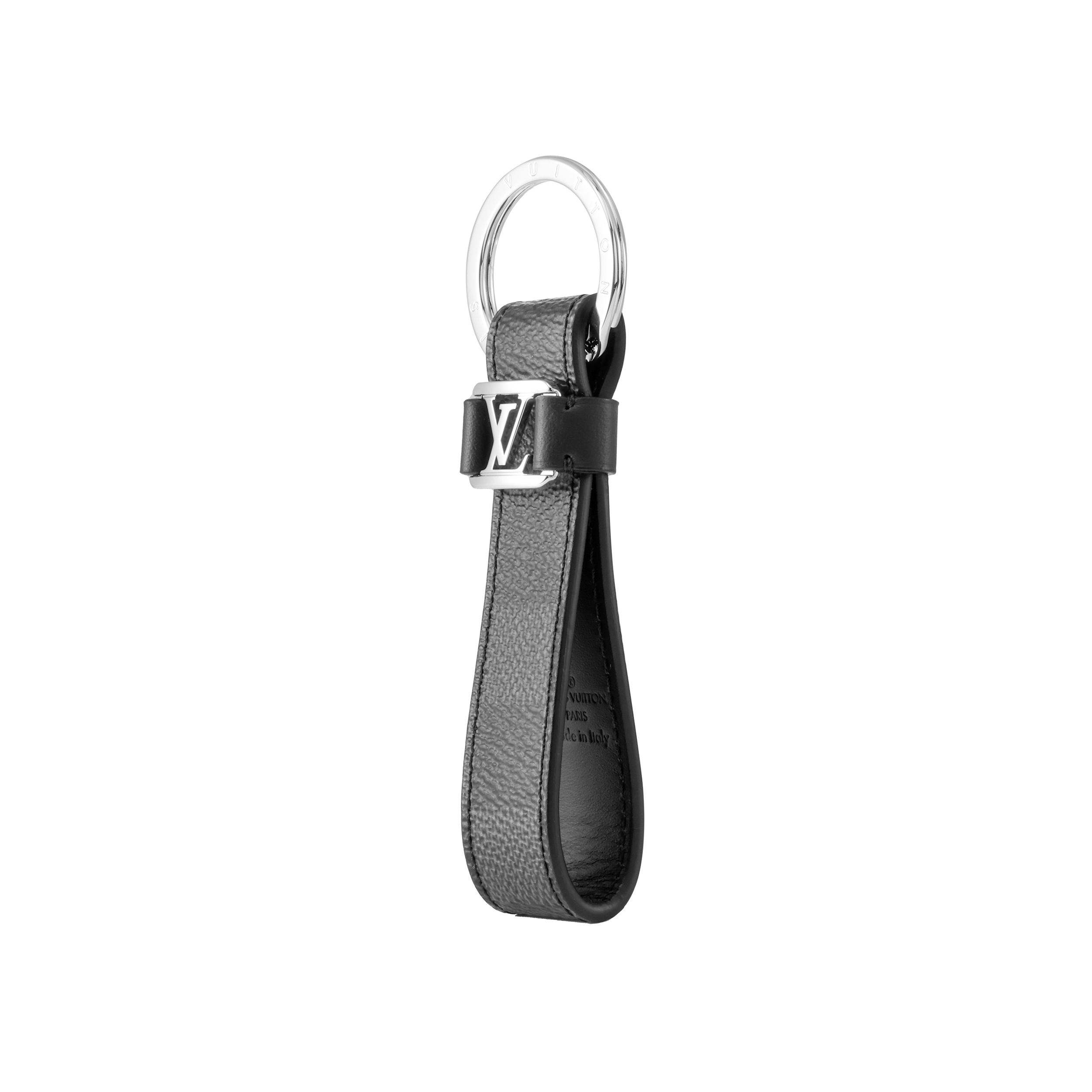 LOUIS VUITTON Dragonne Canvas Calfskin Keychain Unisex. M62706