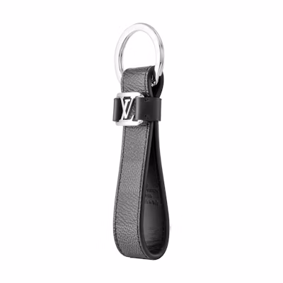 LOUIS VUITTON Dragonne Canvas Calfskin Keychain Unisex. M62706