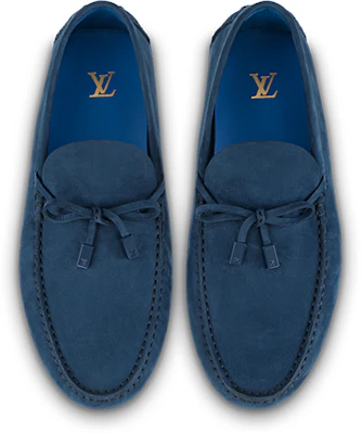 LOUIS VUITTON 驅動者 皮革 圓頭套穿 男性休閒鞋 男款 藍色 Purchase LOUIS VUITTON 驅動者 皮革 圓頭套穿 男性休閒鞋 男款 藍色