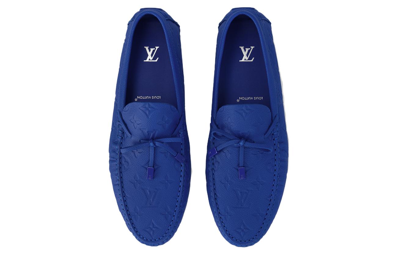 Lookbook 路易威登 蓝色舒适乐福鞋驾驶员鞋 1ABZ7G