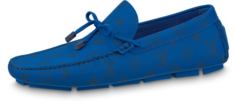 Louis Vuitton Driver Moccasin Shoes 'Blue Monogram' 1AAQ02 Buy Louis Vuitton Driver Moccasin Shoes 'Blue Monogram' 1AAQ02