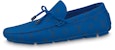 Kasut Moccasin Louis Vuitton Warna Biru Corak Monogram 1AAQ02