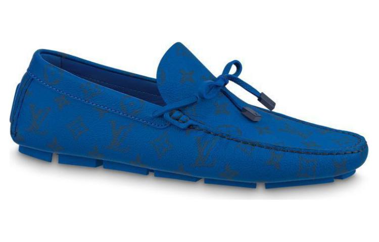 Order ルイ・ヴィトン ブルーモノグラム ドライビングシューズ 1AAQ02