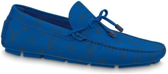 Kasut Moccasin Louis Vuitton Warna Biru Corak Monogram 1AAQ02 Order Kasut Moccasin Louis Vuitton Warna Biru Corak Monogram 1AAQ02