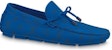Kasut Moccasin Louis Vuitton Warna Biru Corak Monogram 1AAQ02