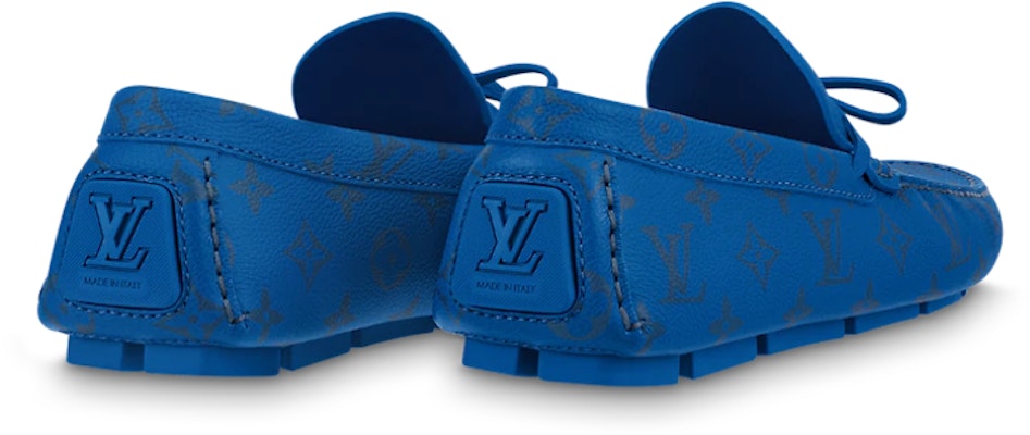 Louis Vuitton Driver Moccasin Shoes 'Blue Monogram' 1AAQ02 Lookbook Louis Vuitton Driver Moccasin Shoes 'Blue Monogram' 1AAQ02