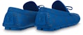 Kasut Moccasin Louis Vuitton Warna Biru Corak Monogram 1AAQ02