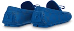 Lookbook Kasut Moccasin Louis Vuitton Warna Biru Corak Monogram 1AAQ02