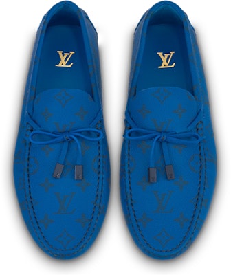 Louis Vuitton Driver Moccasin Shoes 'Blue Monogram' 1AAQ02 Shop Louis Vuitton Driver Moccasin Shoes 'Blue Monogram' 1AAQ02