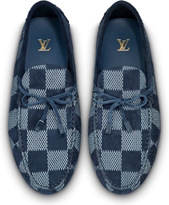 Louis Vuitton Driver Moccasin Shoes 'Blue Plaid' 1AAQYP Shop Louis Vuitton Driver Moccasin Shoes 'Blue Plaid' 1AAQYP